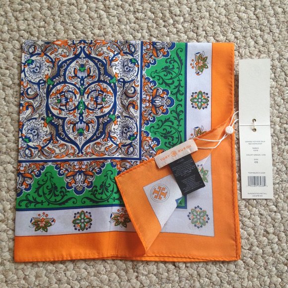 Tory Burch Accessories - TORY BURCH - Grand Voyage Neckerchief - NWT